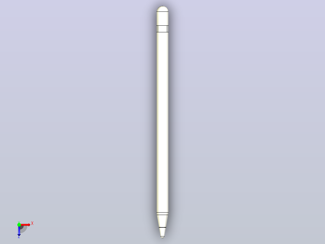 苹果第一代Apple Pencil 11俯视图