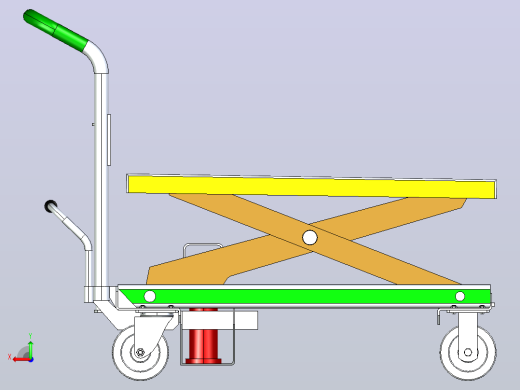 模具运输车3D数模图纸 UG设计后视缩略图
