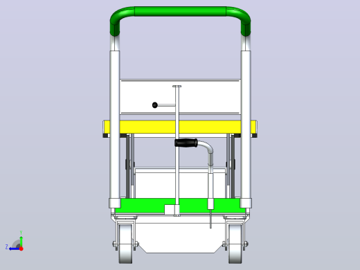 模具运输车3D数模图纸 UG设计右视缩略图