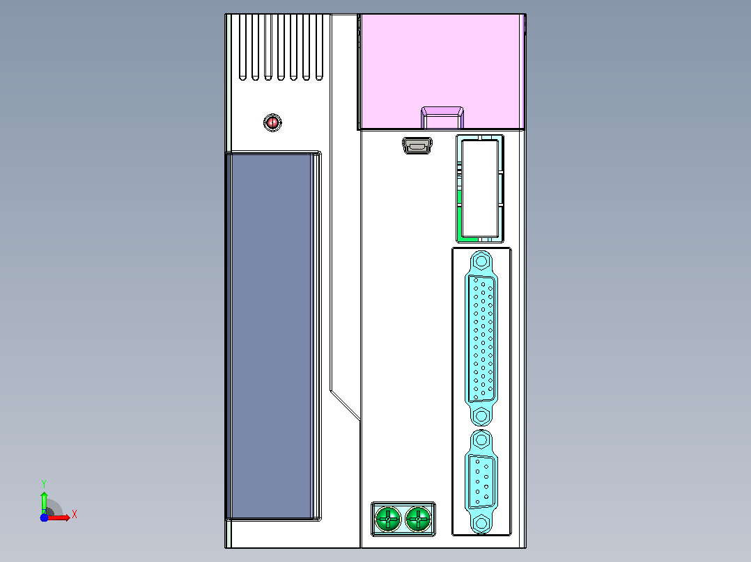 全系列伺服驱动器前视图