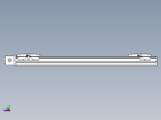 皮带直线轴双滑块型TPA-GCBS-50-P42-L200-DR-M10-N3右视缩略图