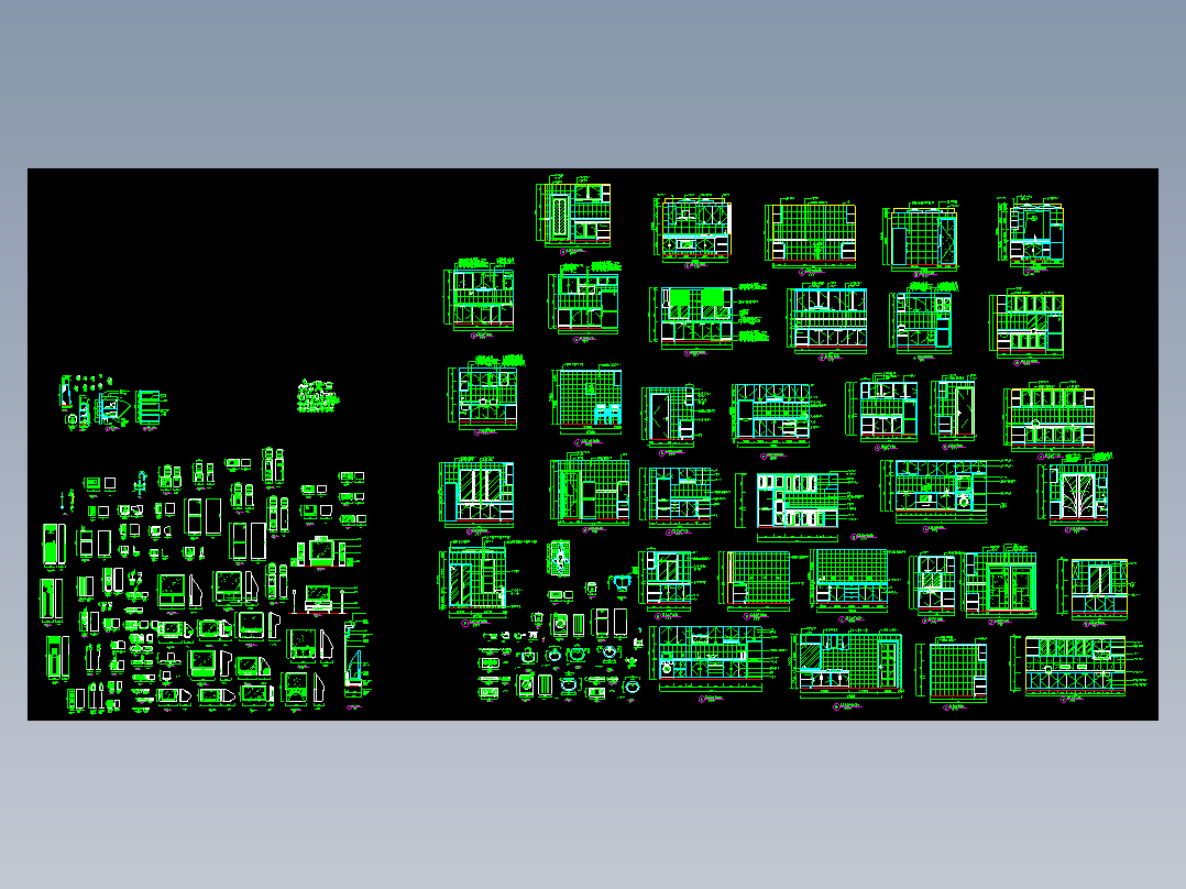 家装类CAD图块(一)