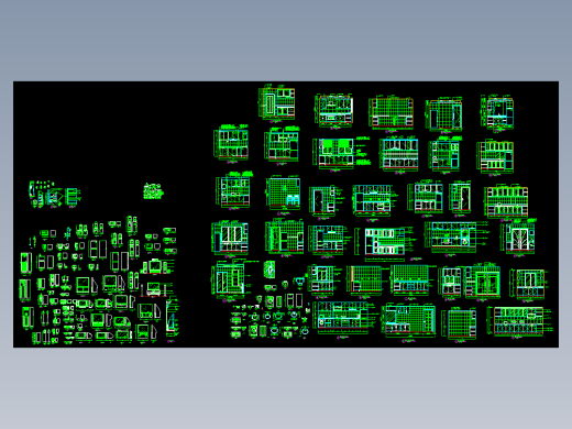 家装类CAD图块(一)