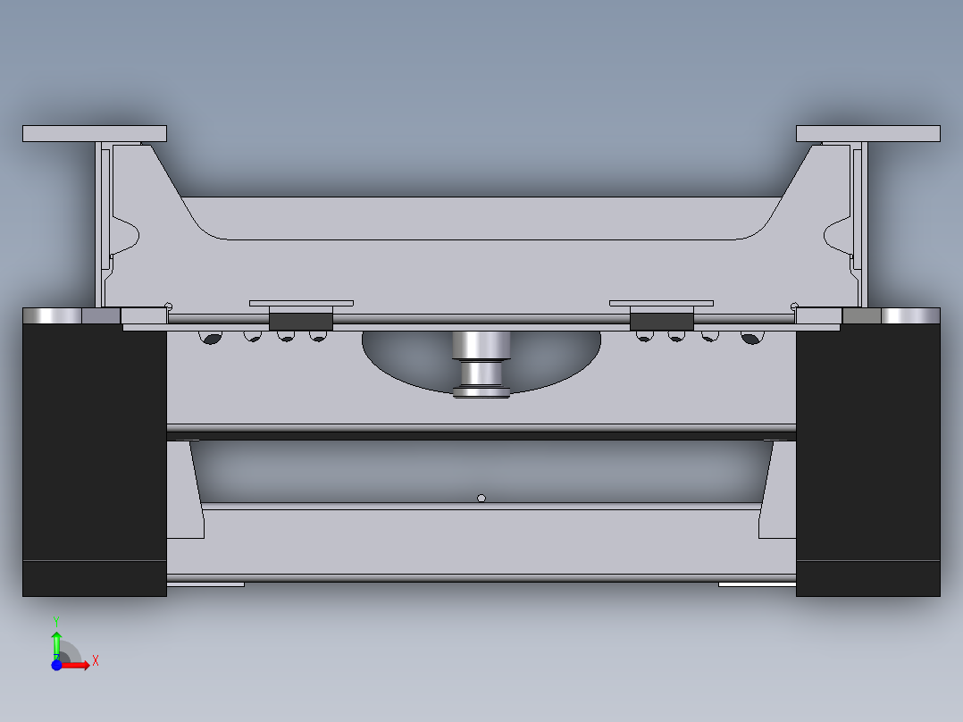Inventor标准件：各式旋锁3D模型前视图
