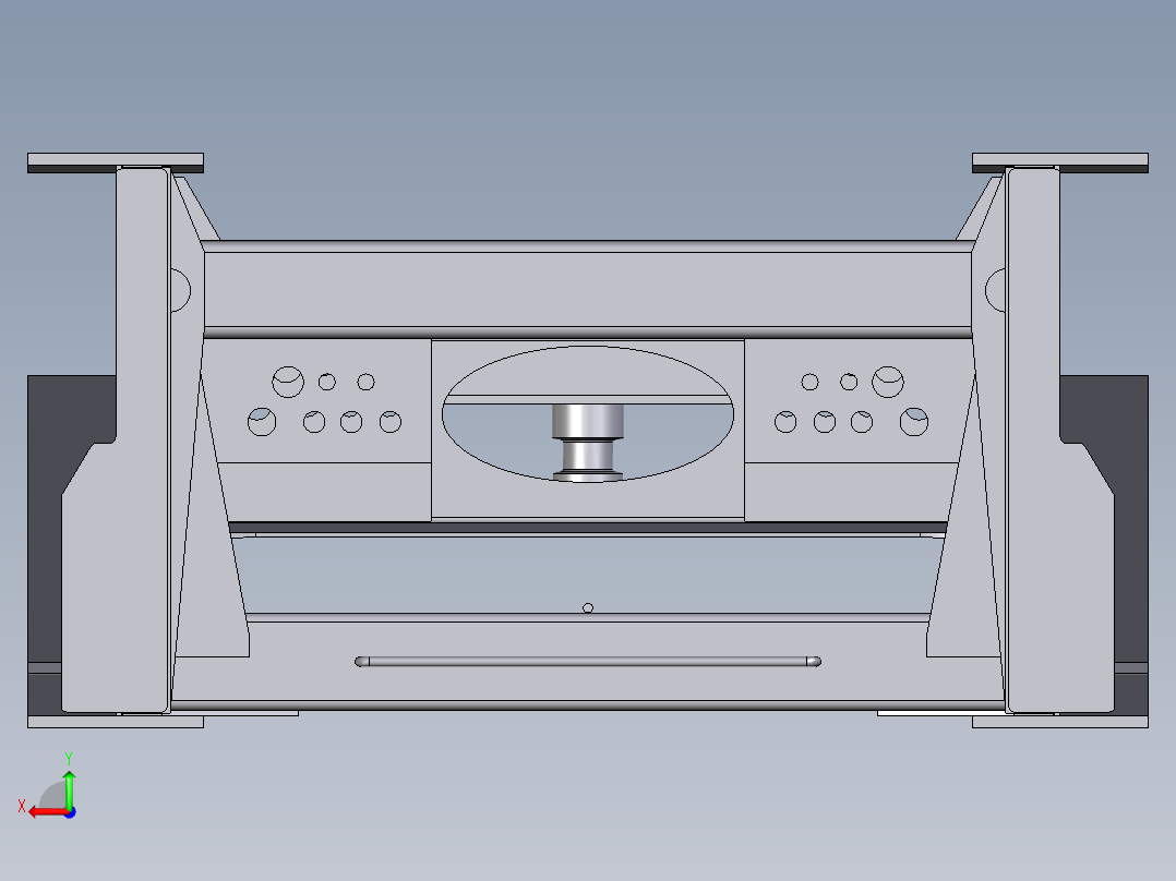 Inventor标准件：各式旋锁3D模型后视图