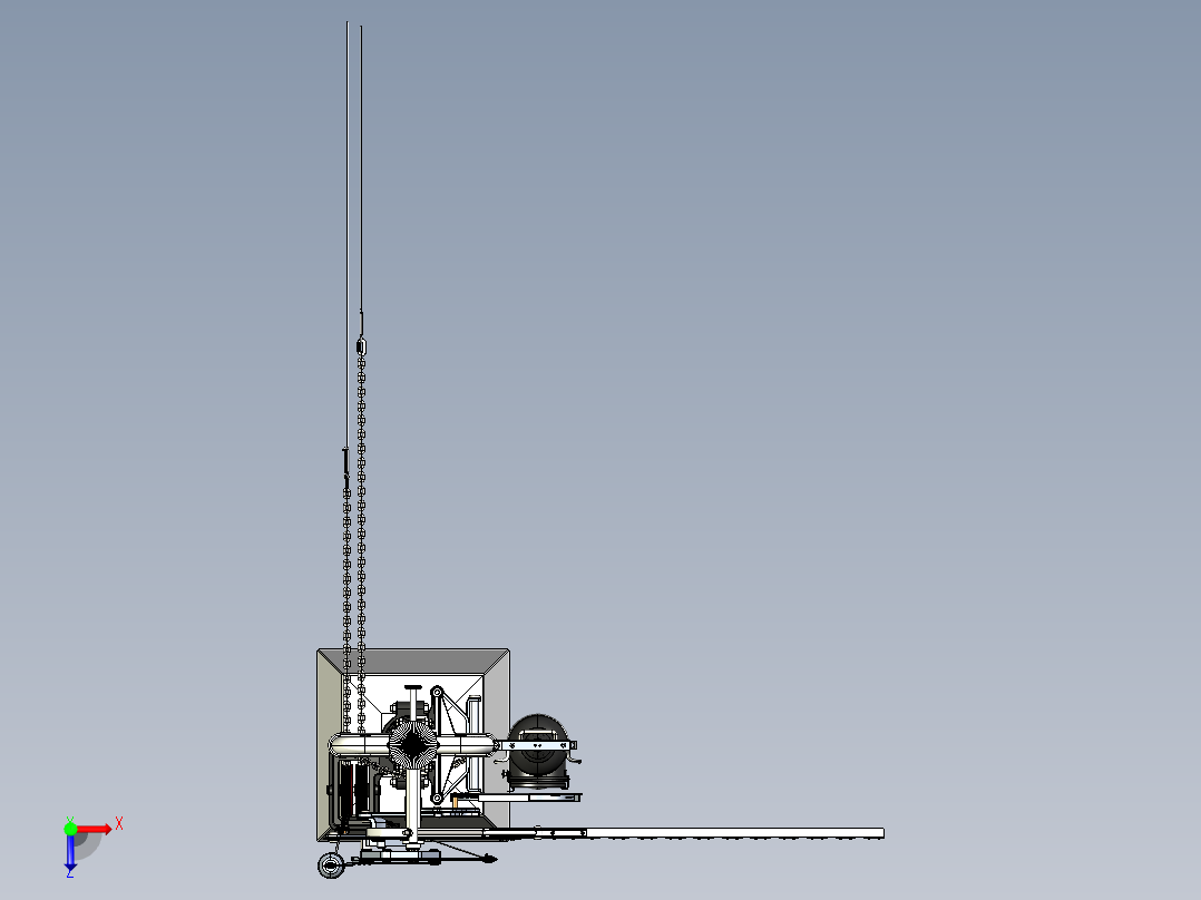 铁路信号灯3d模型3D模型俯视图