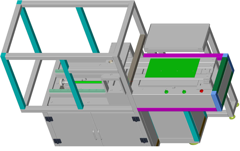 线路板伺服冲孔机（冲料机）3D模型