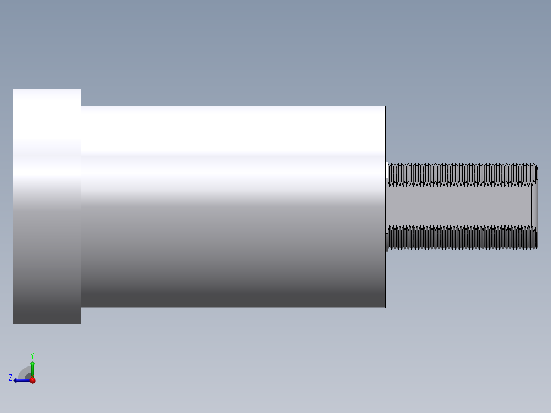 锁头和钥匙设计右视图