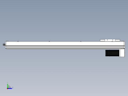 Toyo东佑达直线模组-ECH14-850-BM-200W+煞車左视缩略图