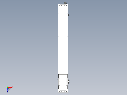 Toyo东佑达直线模组-ECH14-850-BM-200W+煞車俯视缩略图