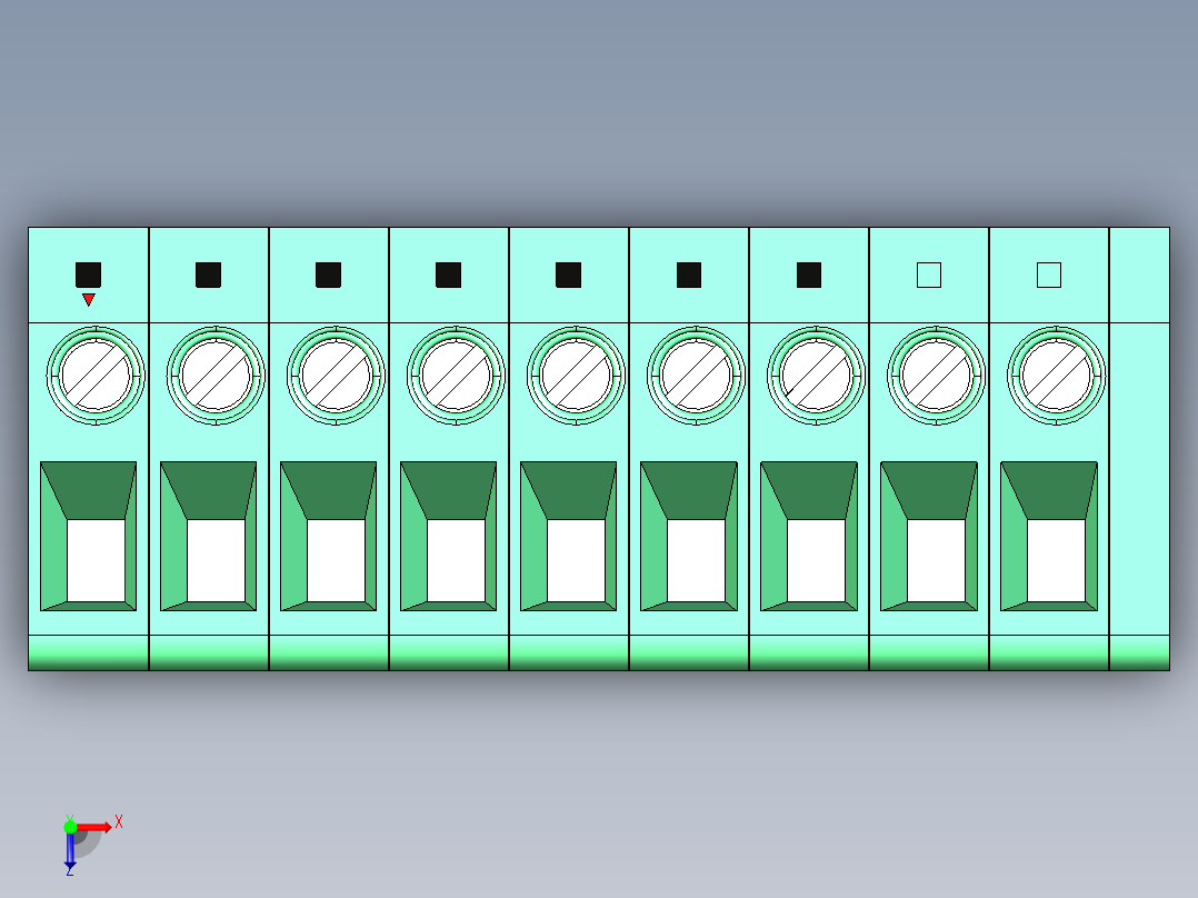 DG105V-5.0-09P-14-00AH俯视图