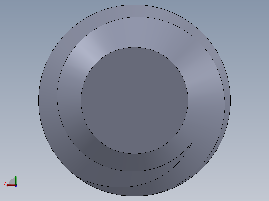 UNC 平头紧定螺钉-UNC SET SCREW 3-48 x 0.187.SLDPRT后视图