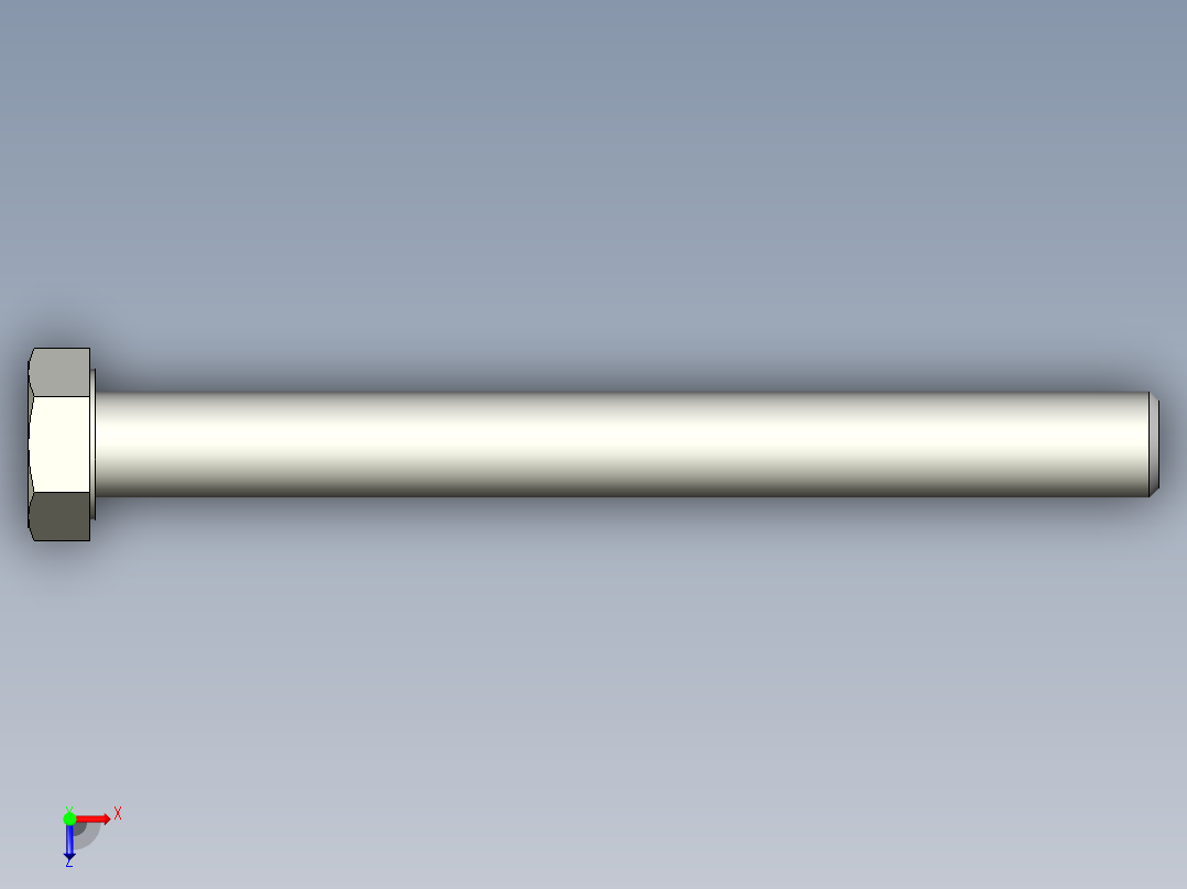 螺钉-DIN_931-M14x2x140_22.stp俯视图