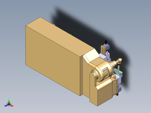 自动弯管机三维建模