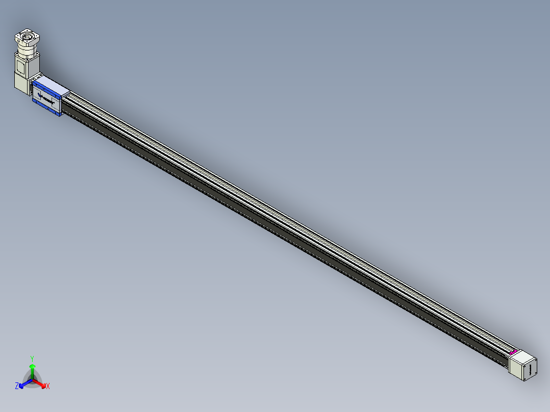 威洛博LB.GB同步带传动--欧规系列GB8-L192-S3000-BR-P75-K主视图