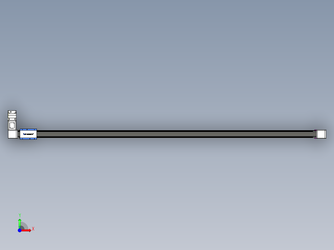 威洛博LB.GB同步带传动--欧规系列GB8-L192-S3000-BR-P75-K前视图