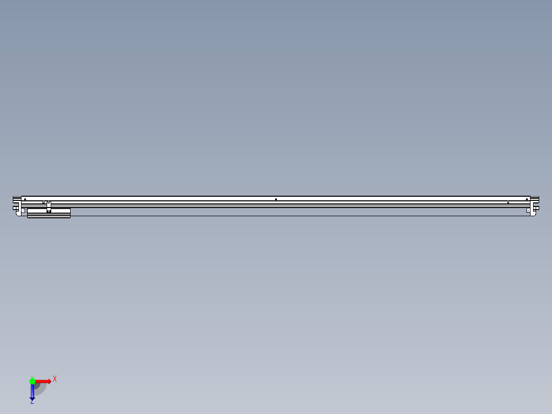 威洛博VL系列3d模型模组VL17E2Y-S1900俯视图