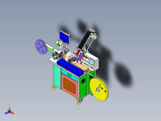 全自动SMD编带测试包装机