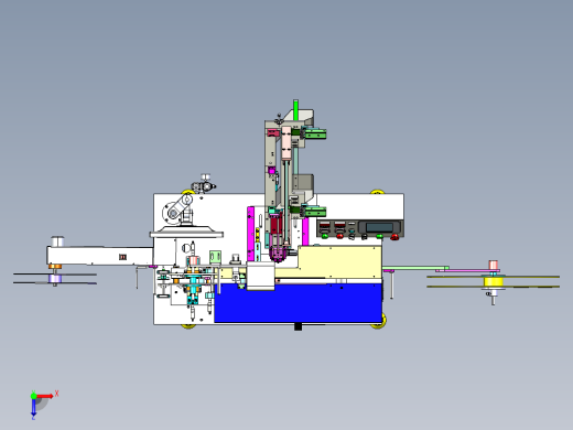 全自动SMD编带测试包装机俯视缩略图