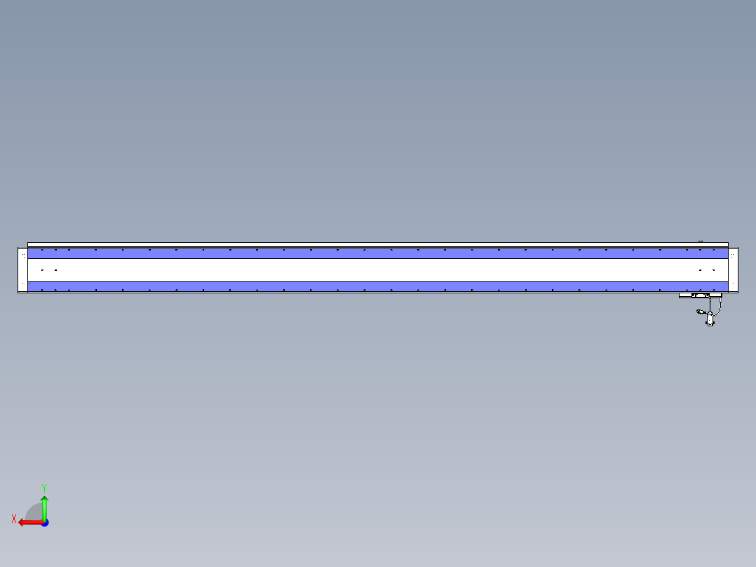 威洛博VL系列直线电机模组-VL17E2-S2400后视图