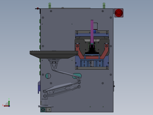 汽车功放盒手动检测设备3D模型图纸 Solidworks设计后视缩略图