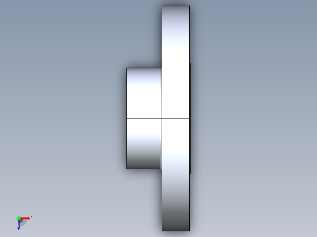 船舶管路系统S22_SeaDrainPLUS_Flange150Solid-S_37E169202_2in Sea Drain Plus - Flange 150lb Solid - S俯视图