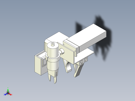 黄瓜采摘机械手末端三维模型