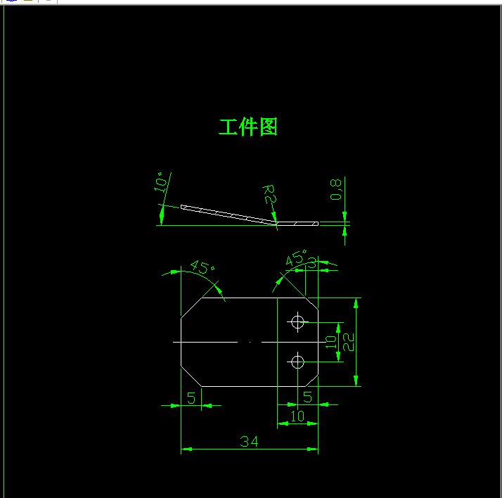 呼吸片压板冲压模具含CAD+说明书