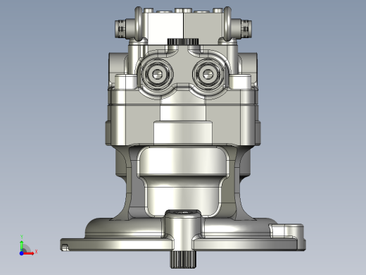 挖掘机回转马达前视缩略图