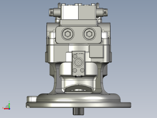 挖掘机回转马达后视缩略图