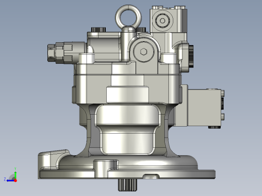 挖掘机回转马达右视缩略图