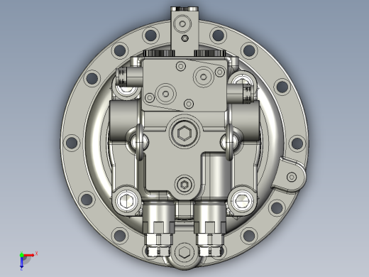 挖掘机回转马达俯视缩略图