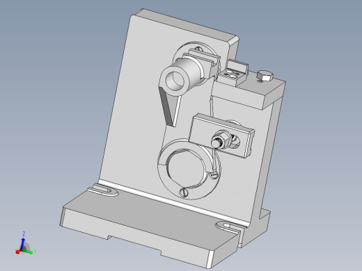 831006拨叉铣16键槽三维夹具图
