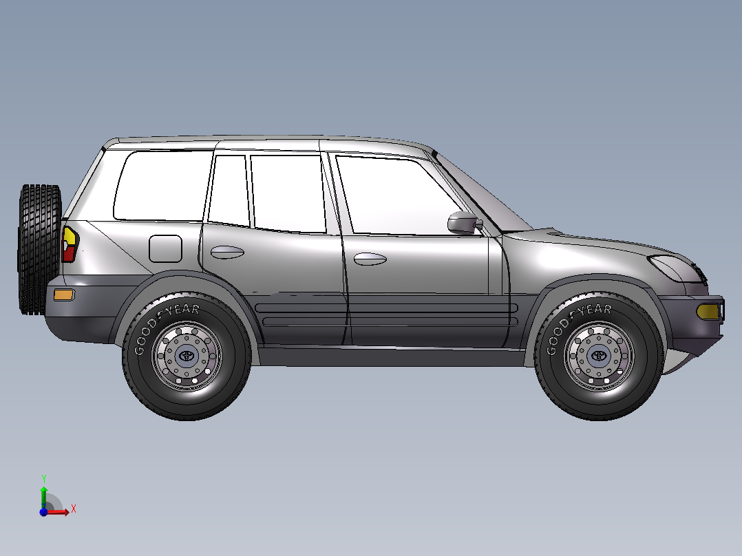 丰田车外形前视图