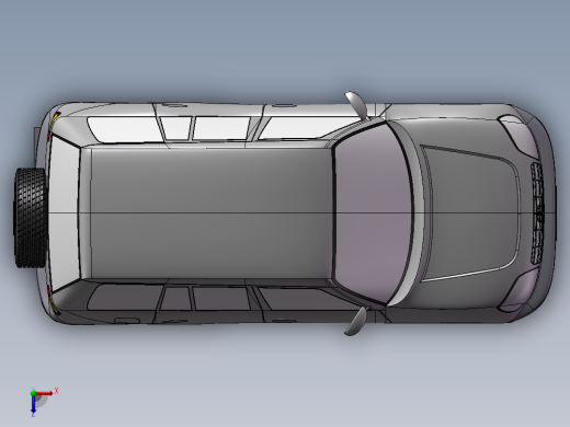 丰田车外形俯视缩略图