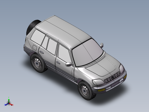 丰田车外形正等轴测缩略图