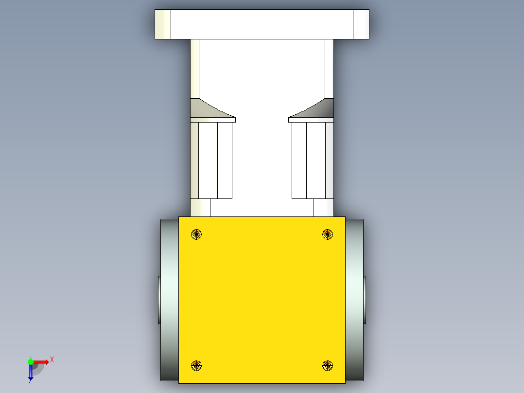 换向器PW140双孔 PLX120-L1 35-114.3-200-M12.stp俯视图