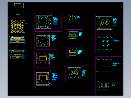 笔记本C面金属外壳制造70度成型模具设计图