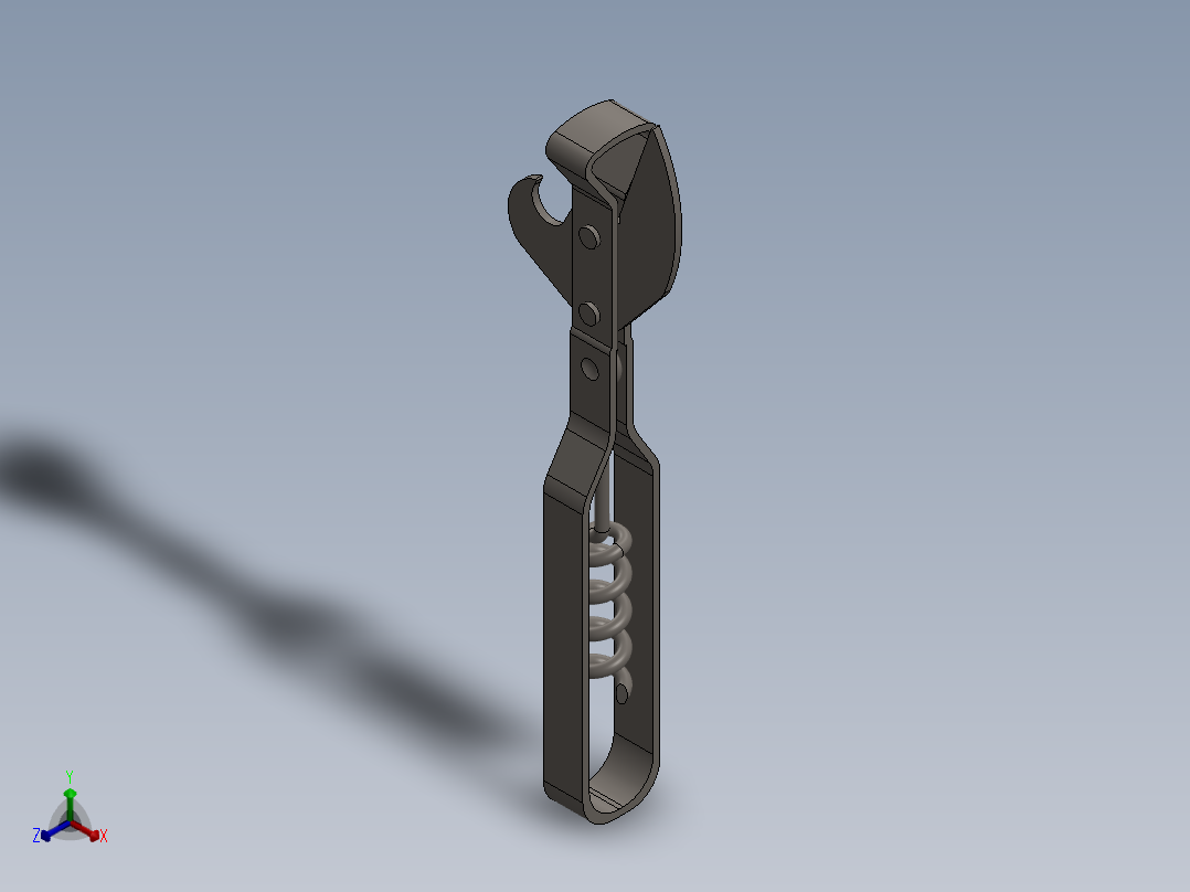 酒起子正等轴测图