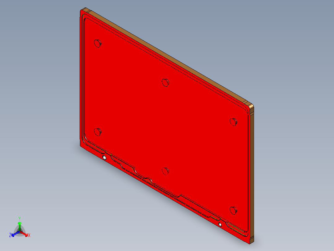 压铸件内腔开粗编程程序模型