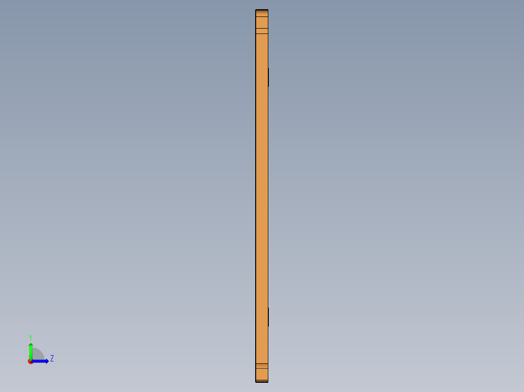 压铸件内腔开粗编程程序模型左视图