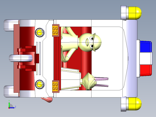 卡通玩具车左视缩略图