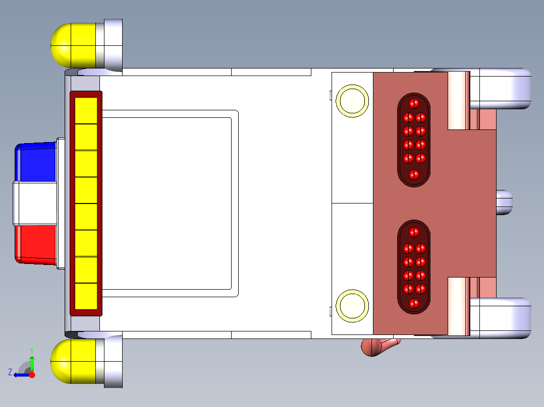 卡通玩具车右视图
