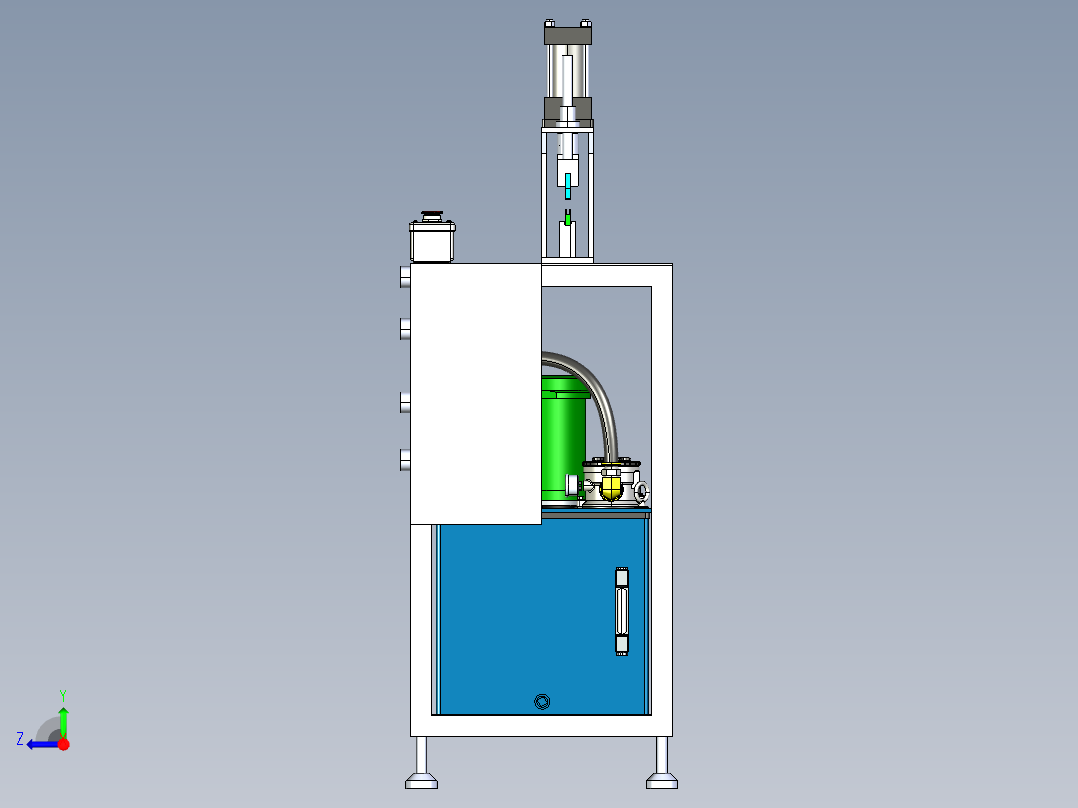 A2004237-打孔机成型机右视图