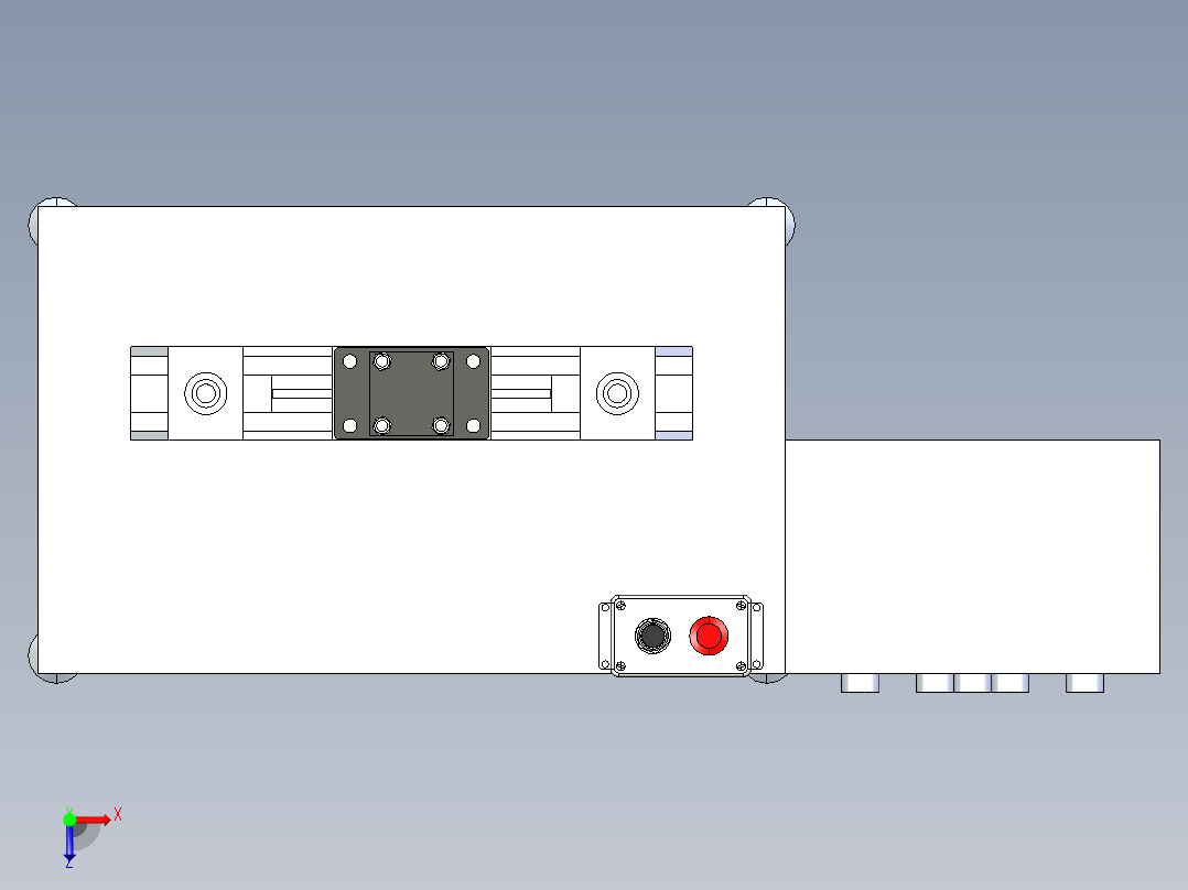 A2004237-打孔机成型机俯视图