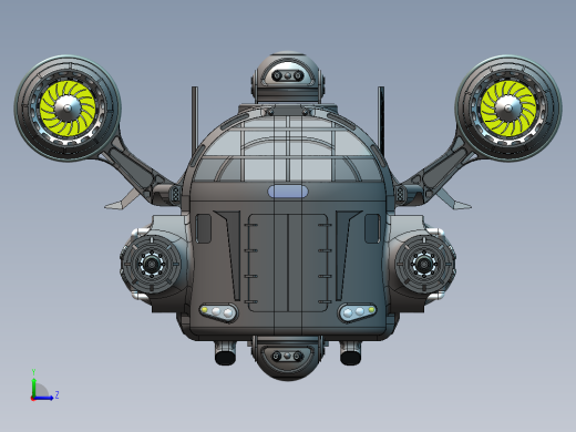 宇宙飞船(57)左视缩略图