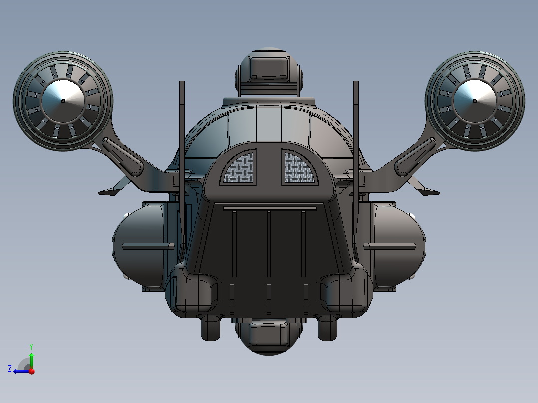 宇宙飞船(57)右视图