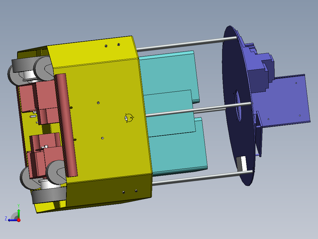 AGV小车、AGV(24)右视图