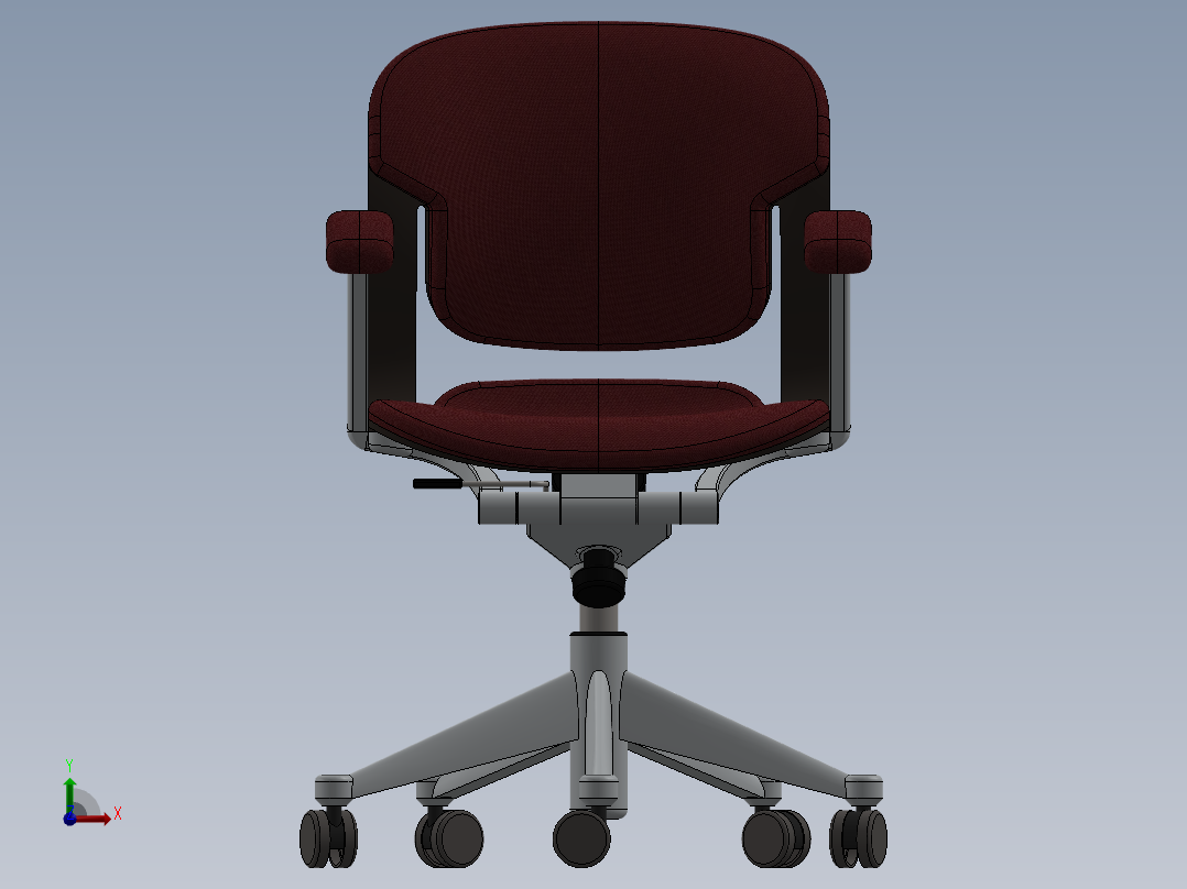 椅子、凳子(22)前视图