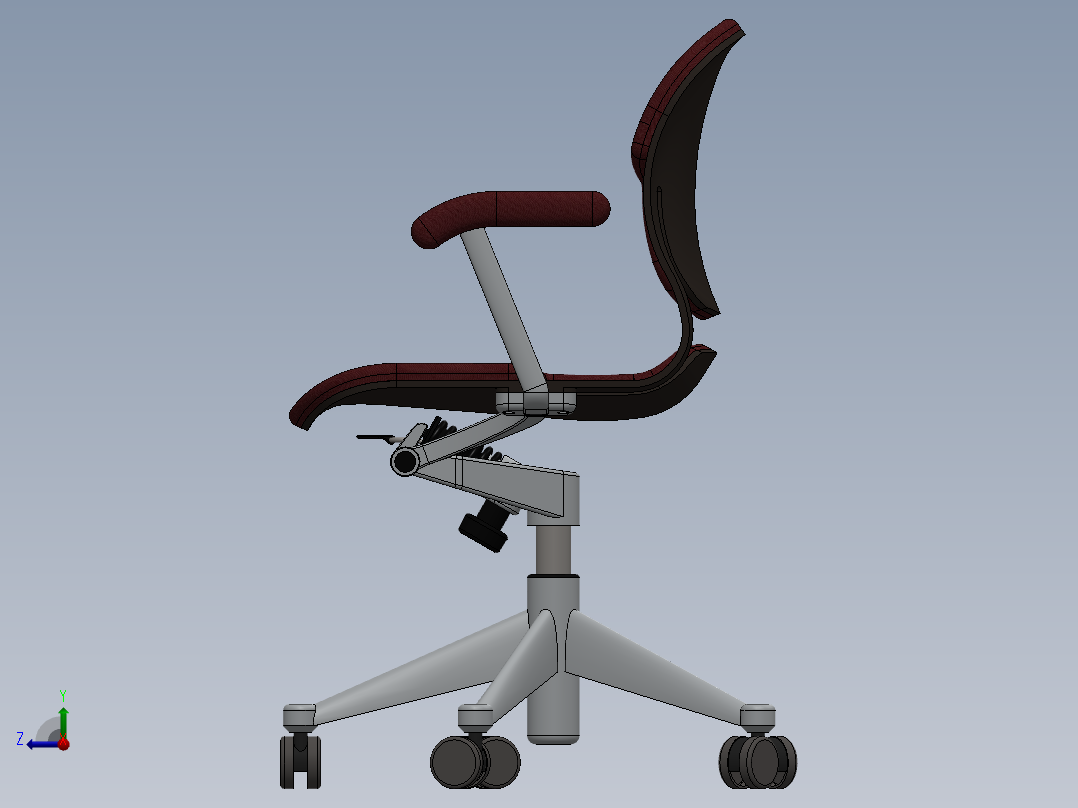 椅子、凳子(22)右视图